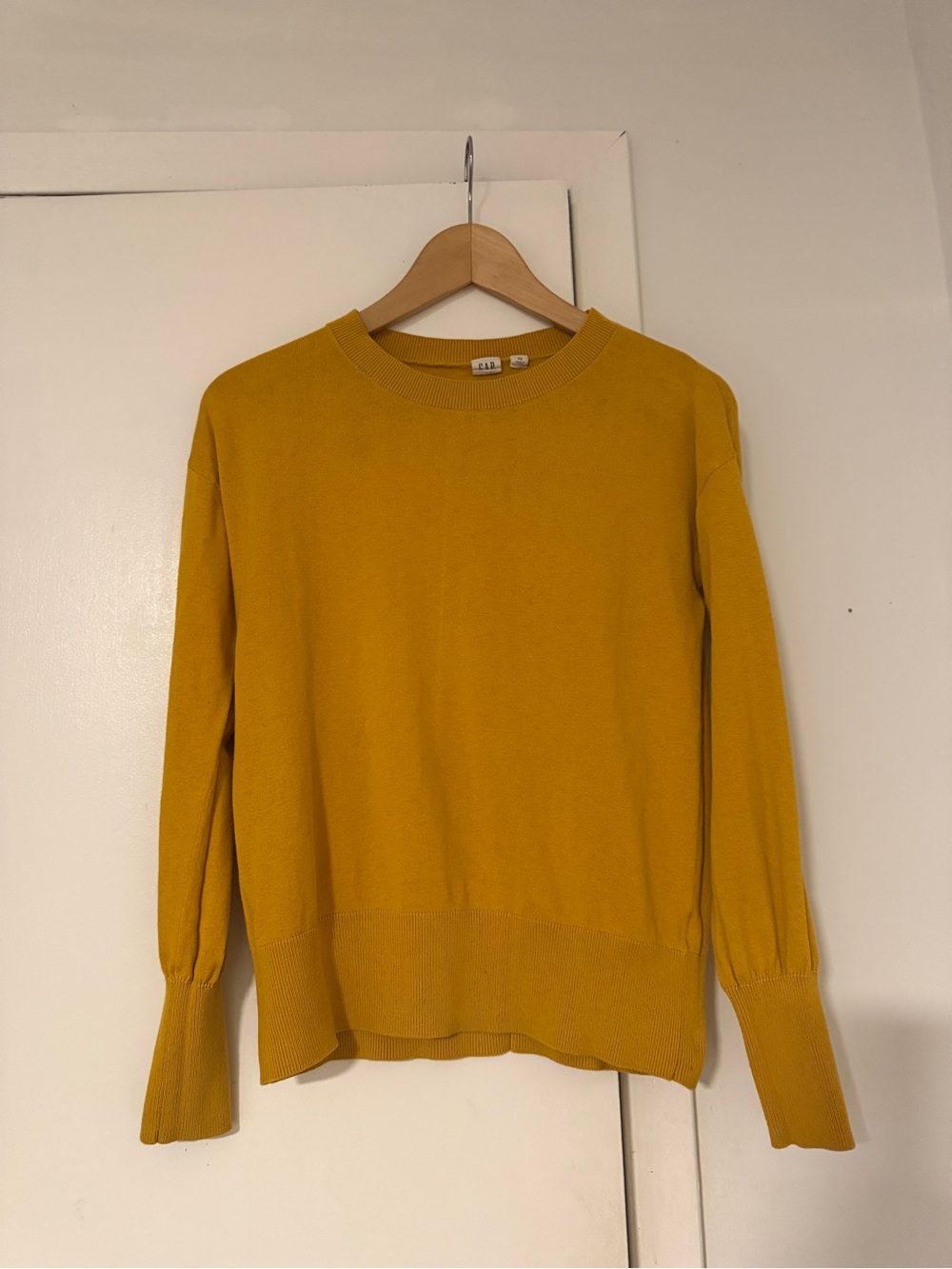 GAP Mustard Yellow Crewneck Sweater